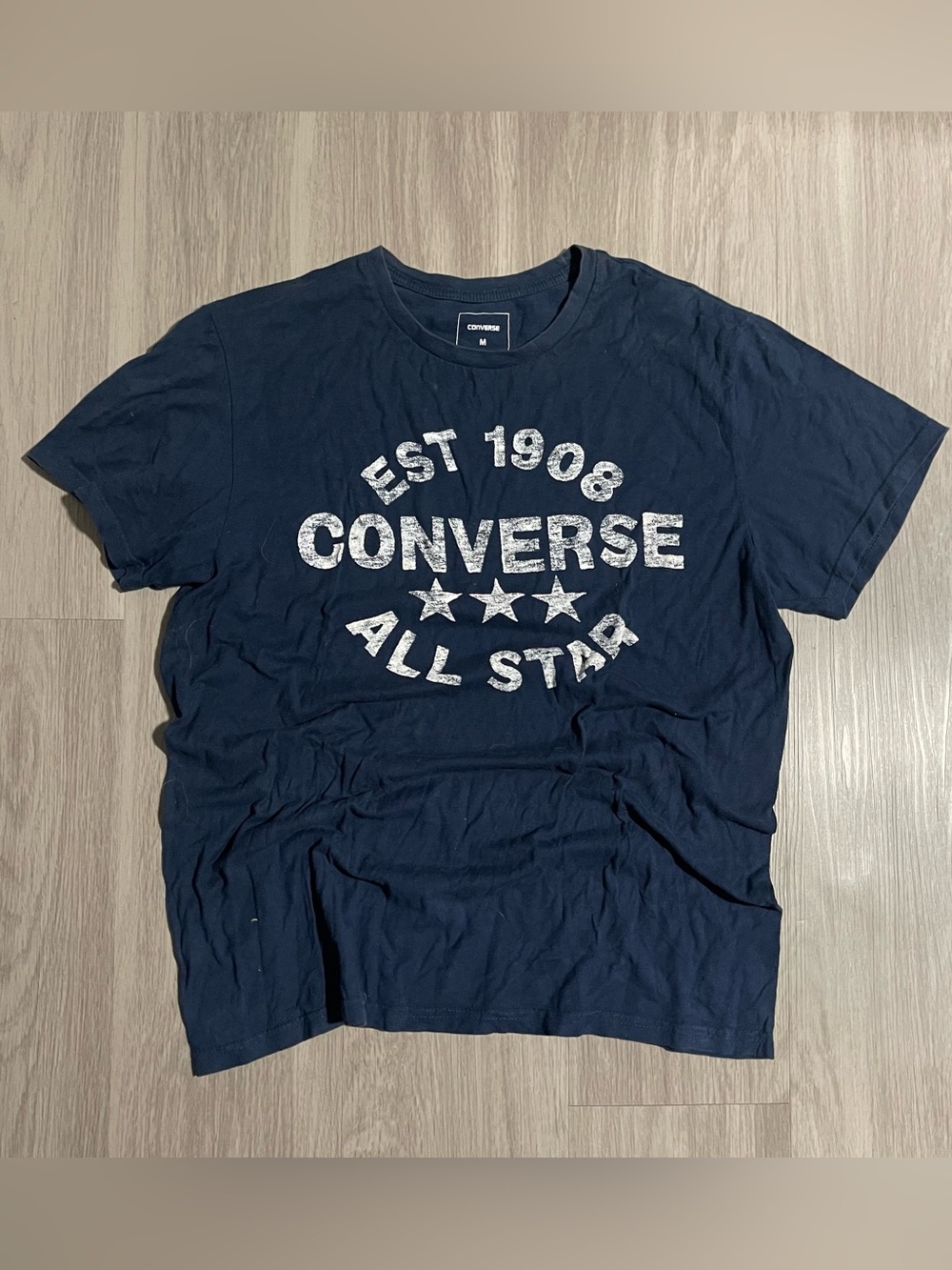Converse Navy Blue All Star Graphic Short-Sleeve Tee